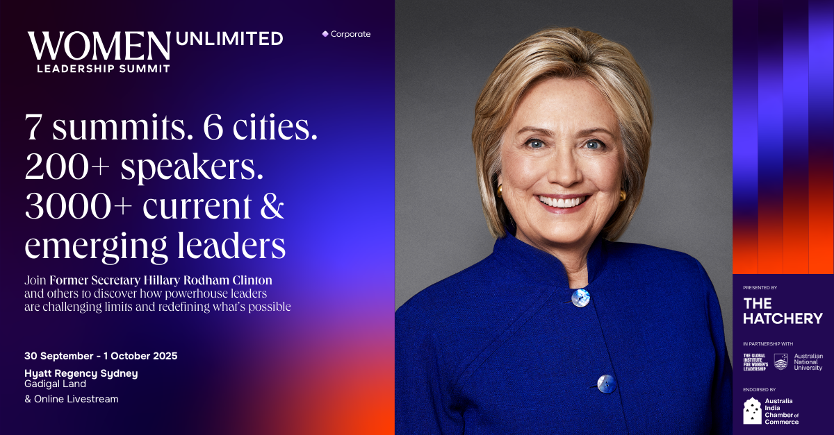 Women UNLIMITED Leadership Summit with Former US Secretary Hillary Rodham Clinton