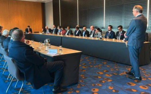 Exclusive business roundtable with Prime Minister Modi’s delegation